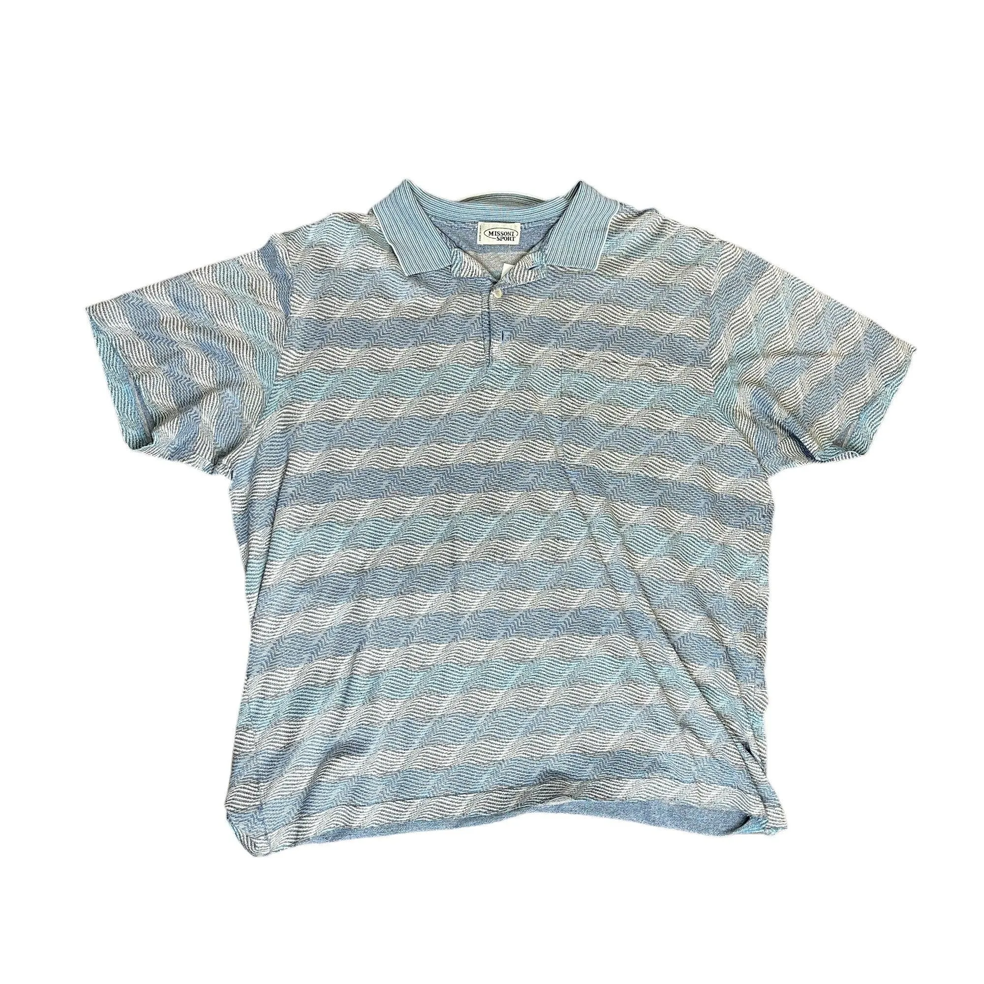 Vintage 90s Missoni Polo Shirt - Medium