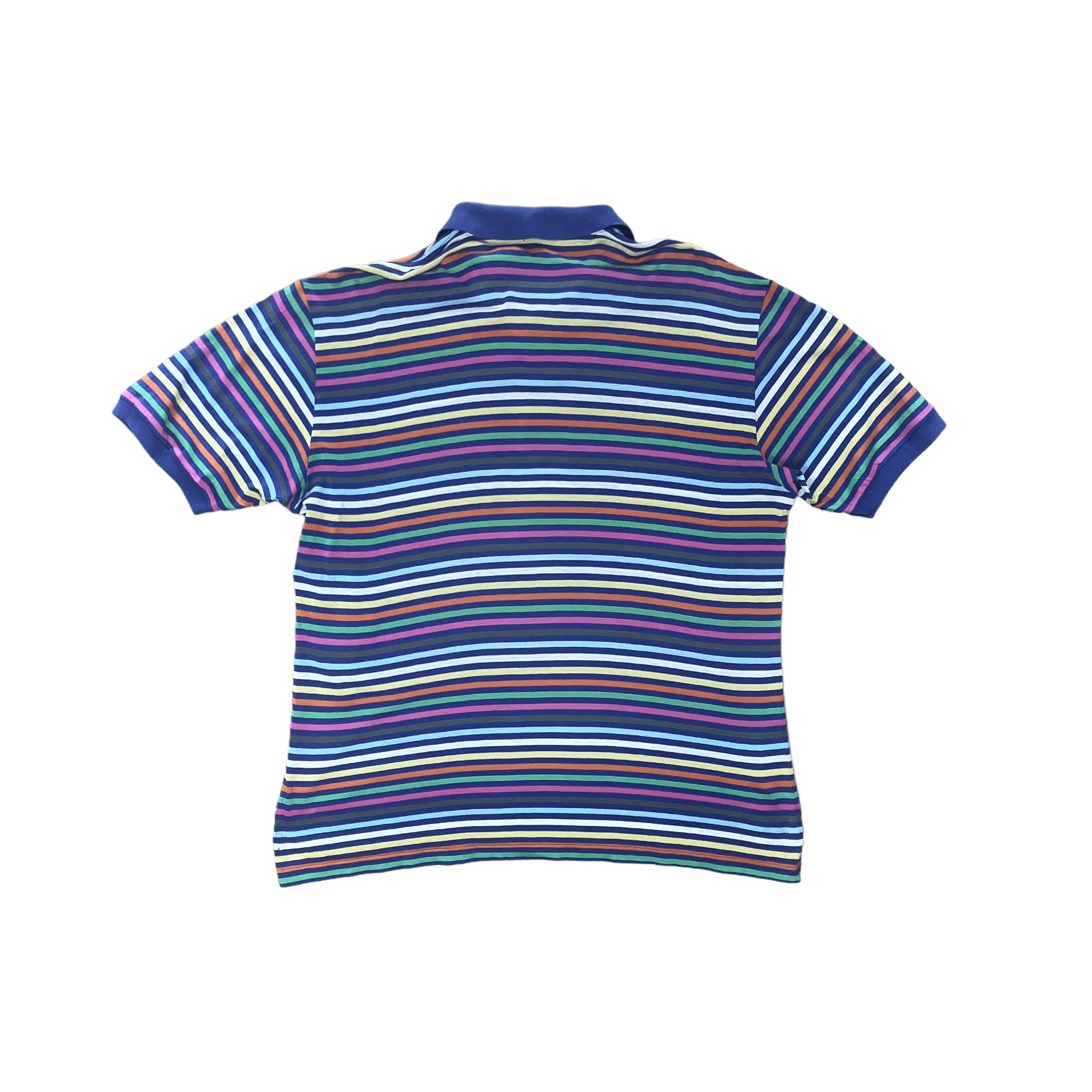 Vintage 90s Missoni Sport Striped Polo - Medium