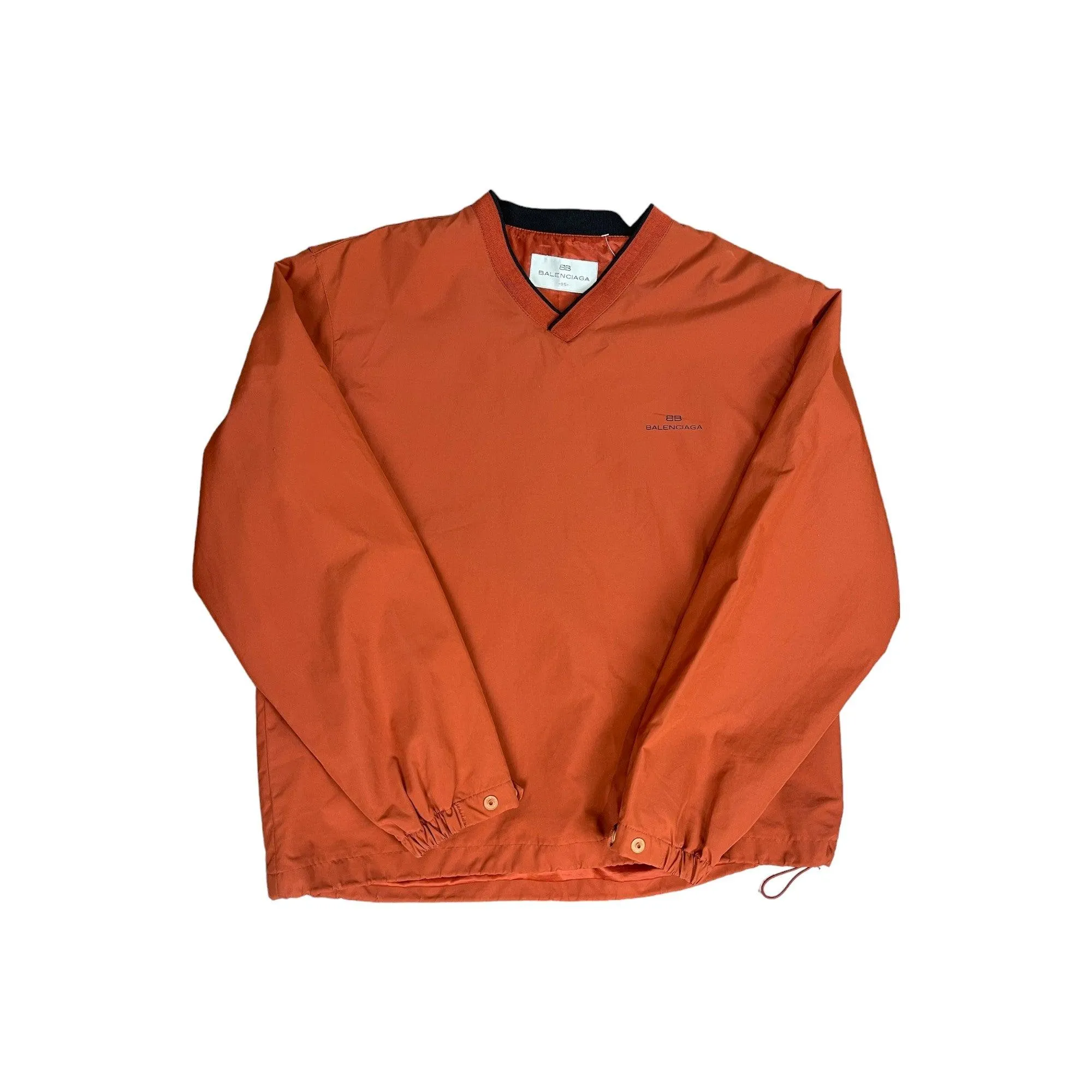 Vintage 90s Orange Balenciaga Sweatshirt - Medium