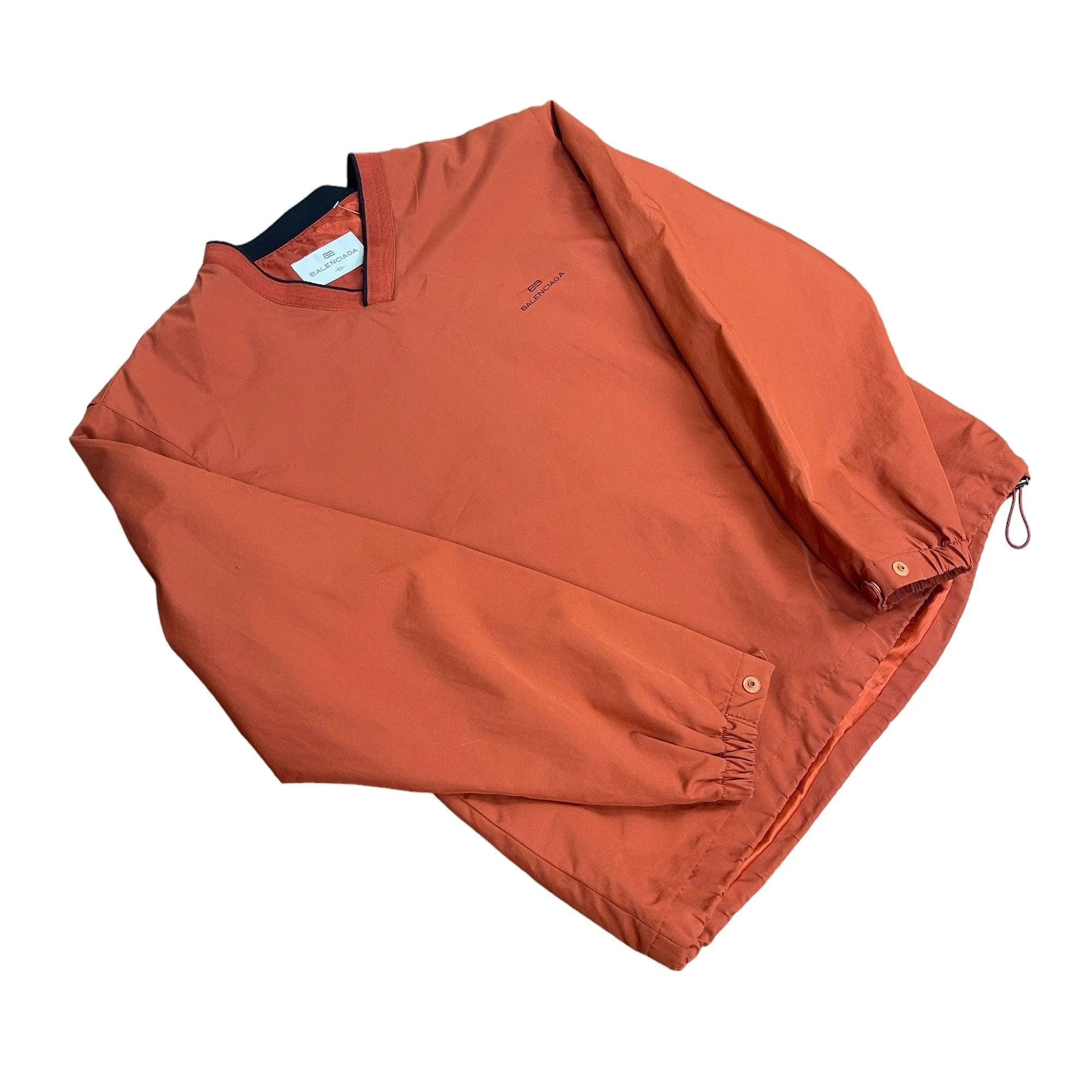 Vintage 90s Orange Balenciaga Sweatshirt - Medium