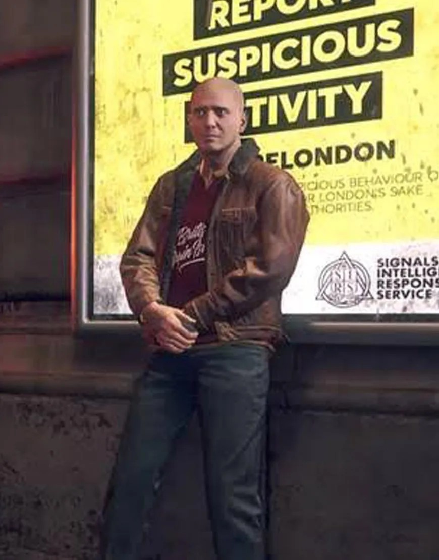 Watch Dogs Legion Ian Robshaw Jacket | Video Game Leather Jacket