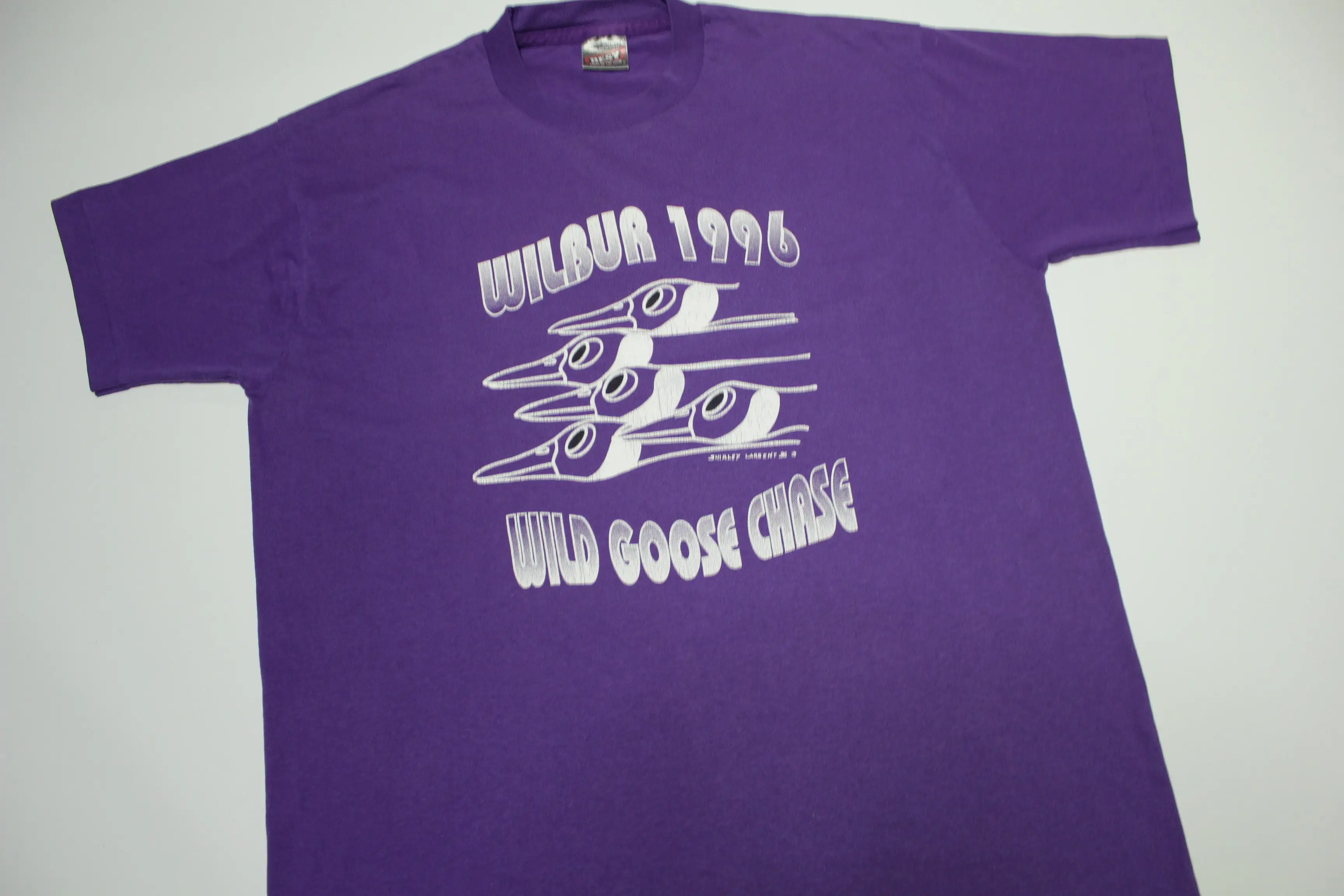 Wilbur 1996 Wild Goose Chase Vintage 90's Single Stitch Shirley Largent T-Shirt