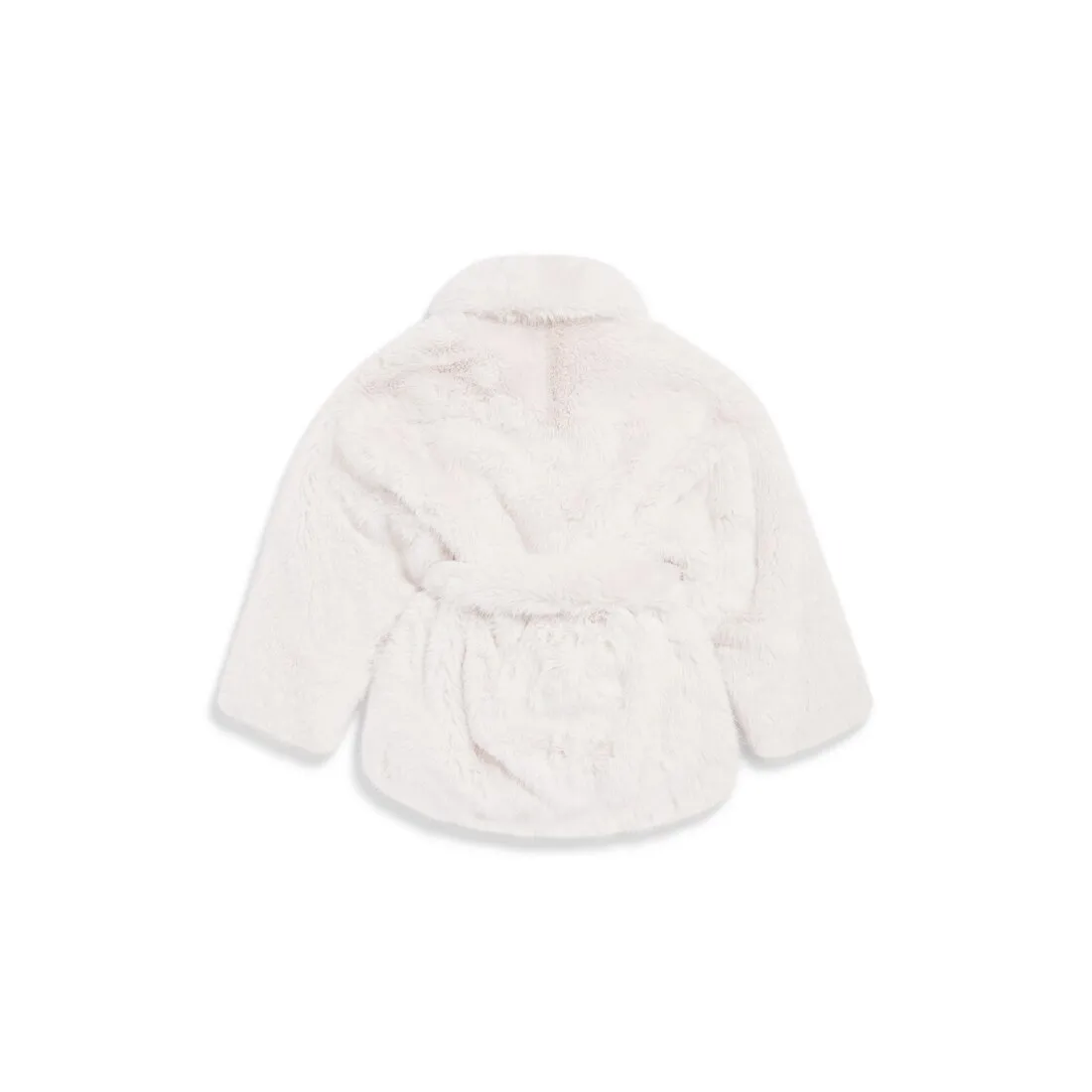      Women's Cocoon Wrap Coat in Light Beige 