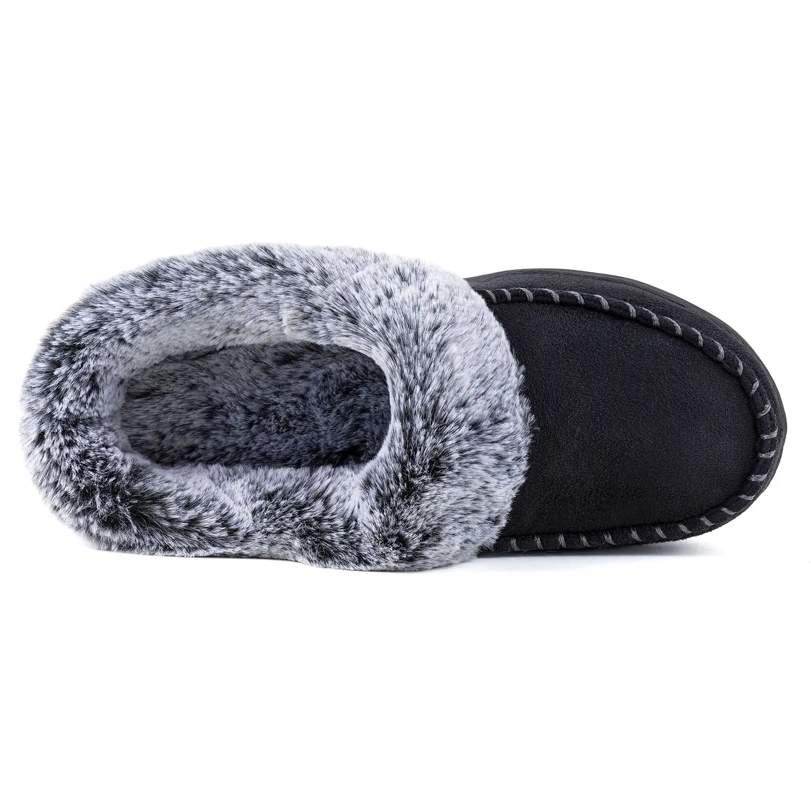 Women's Sarah Faux Fur Collar Clog Slipper