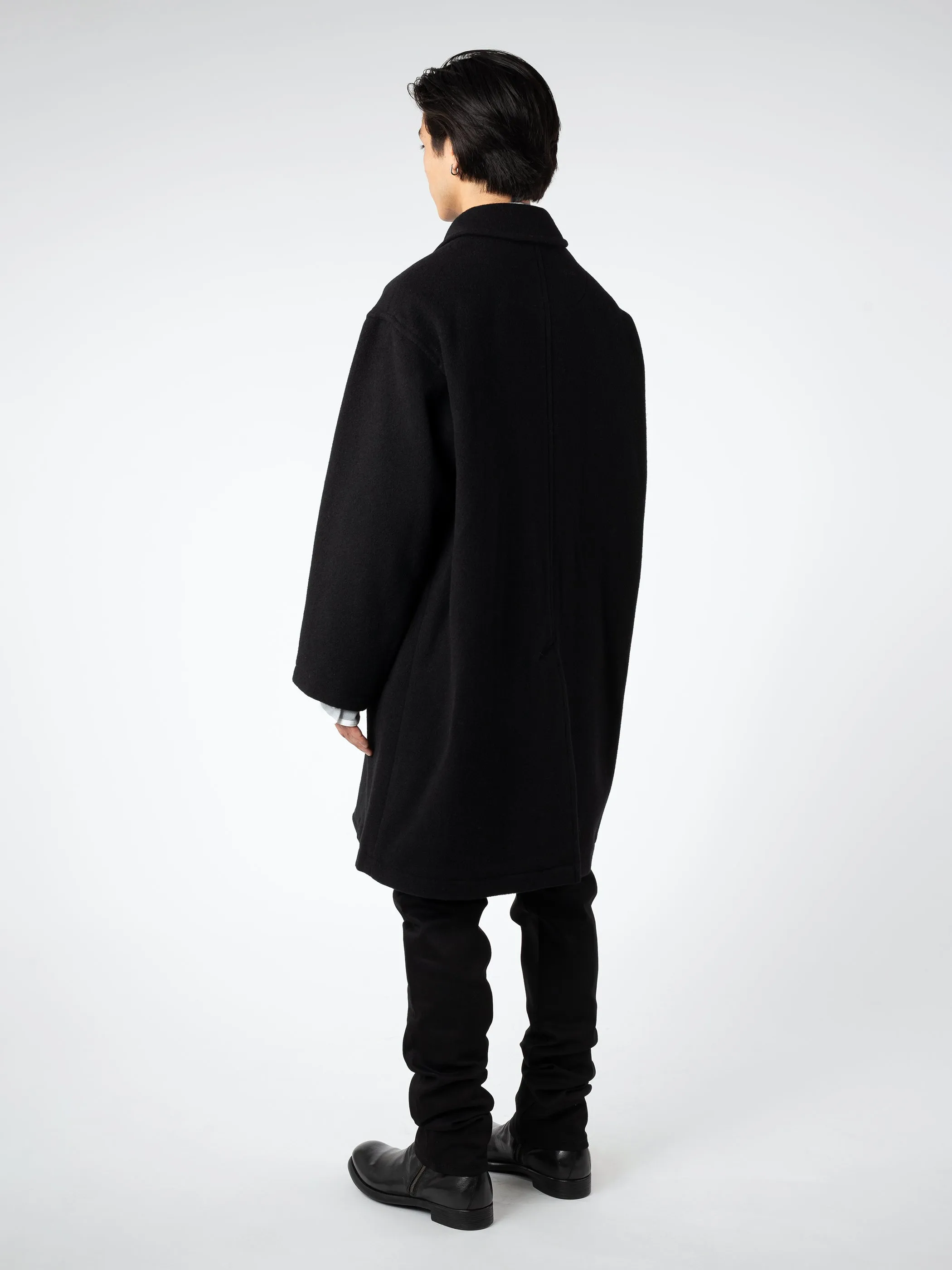 Wool Light Pile Long Coat