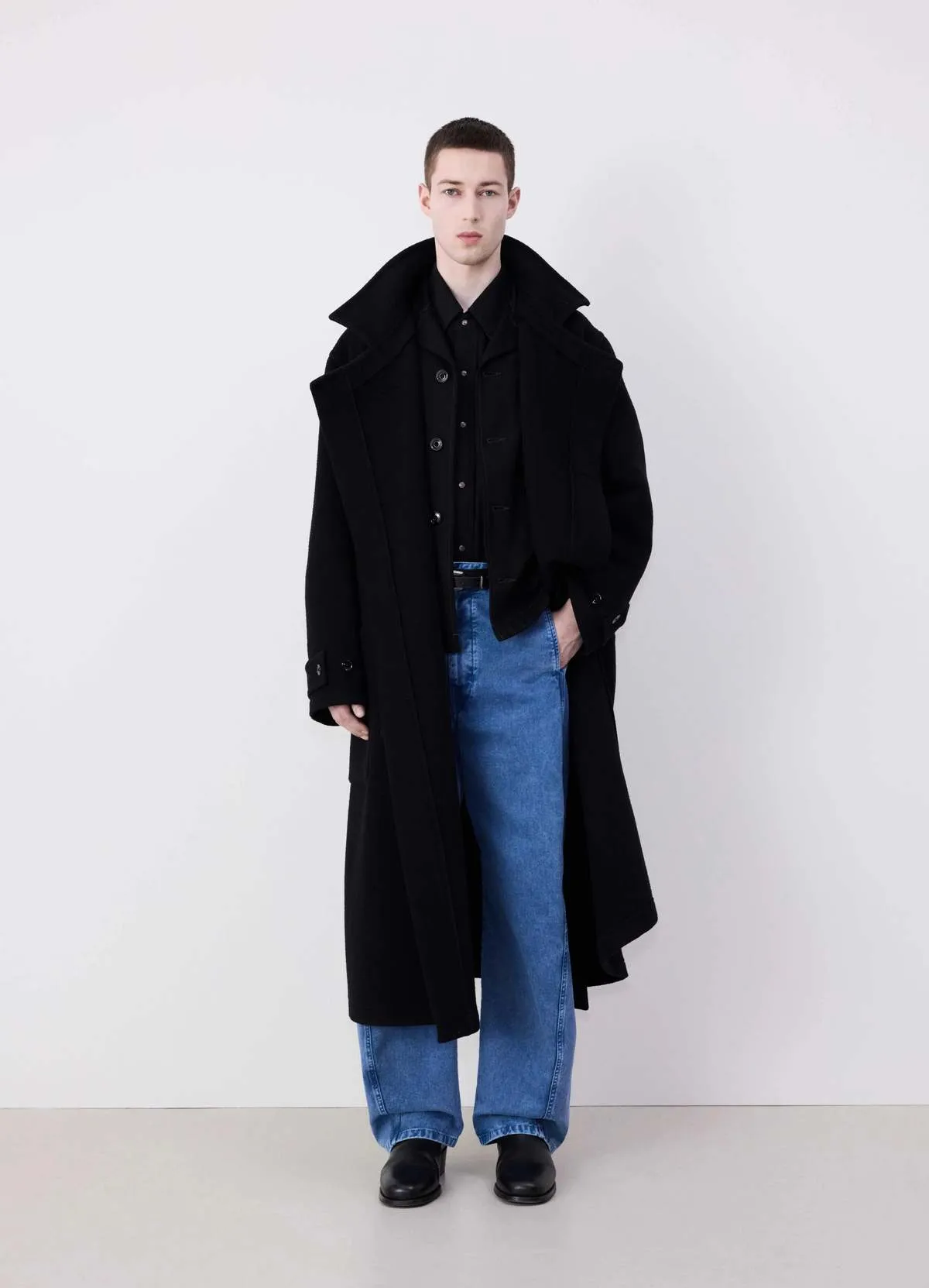 Wrap Coat - Black