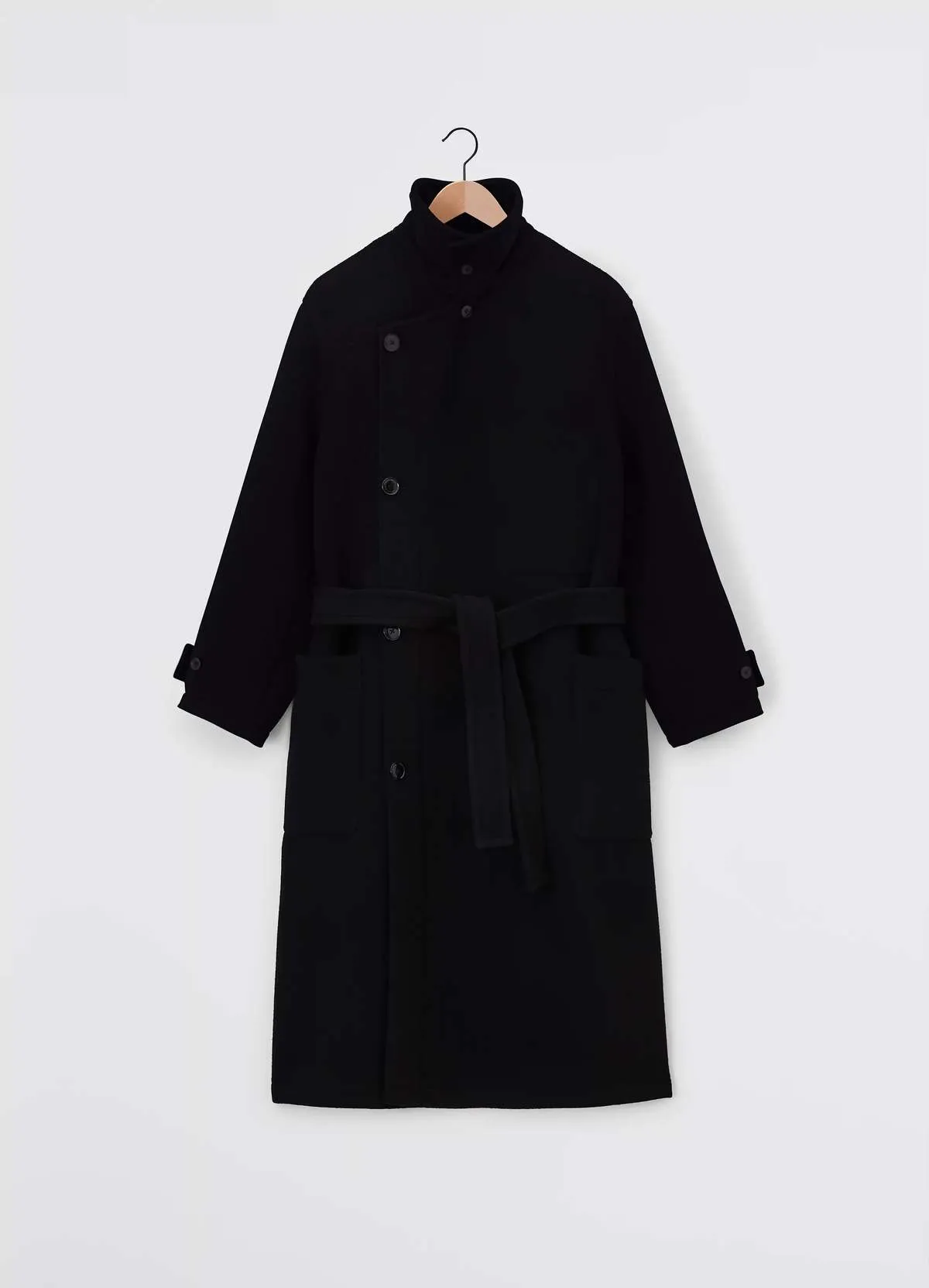 Wrap Coat - Black