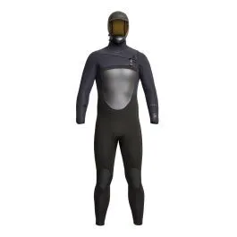 Xcel Drylock 6/5mm Mens Hooded Chest Zip Winter Wetsuit 2024 - Black