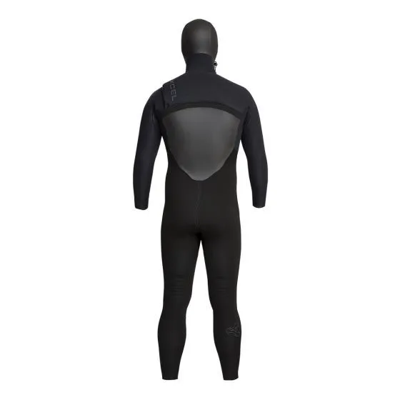 Xcel Drylock 6/5mm Mens Hooded Chest Zip Winter Wetsuit 2024 - Black