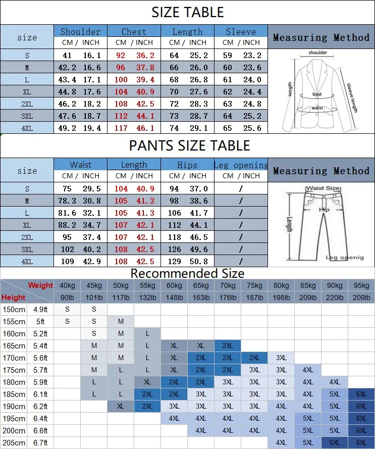 Xituodai (Jacket+Vest+Pants) Mens Wedding Suits Solid Color Lapel 2 Button Business Suits Tuxedo 3 Pcs Coats Groom Terno Suits F