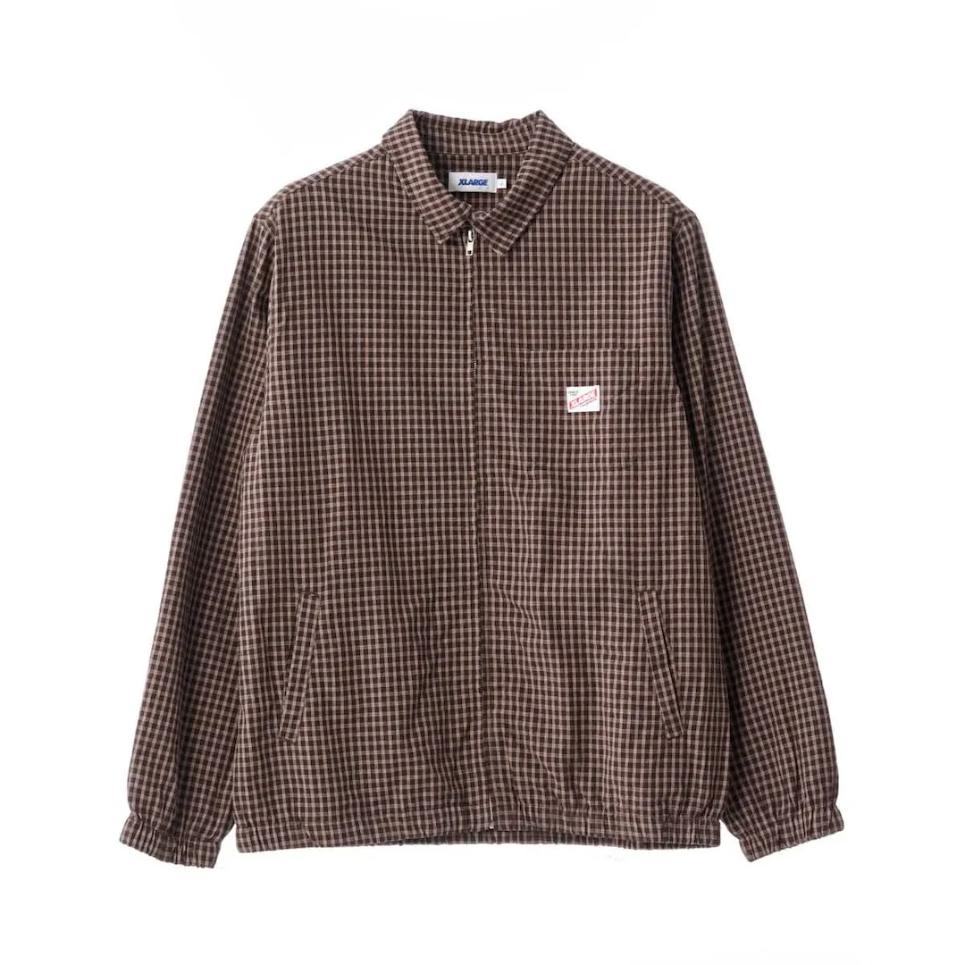 Xlarge Gorilla Check Jacket Brown